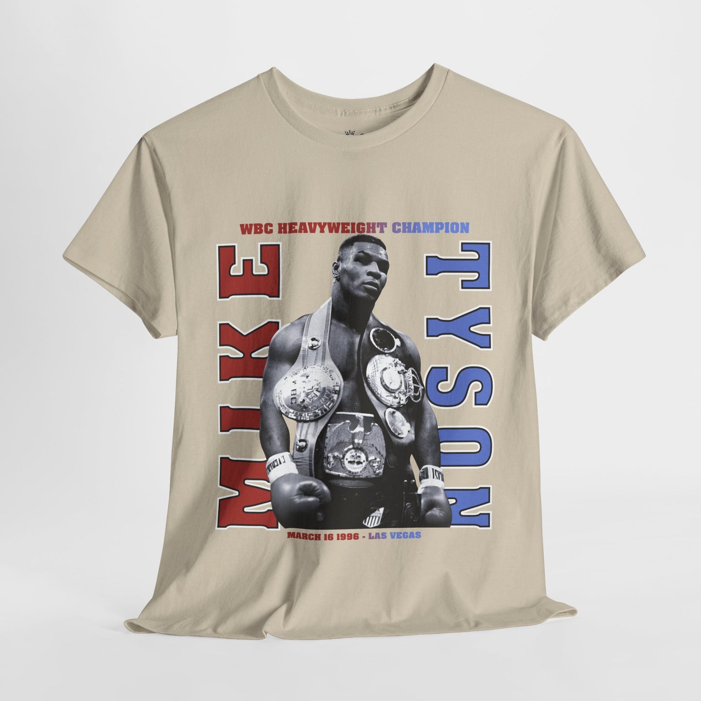 Mike Tyson Champion Belt Tee - Unisex Heavy Cotton Shirt