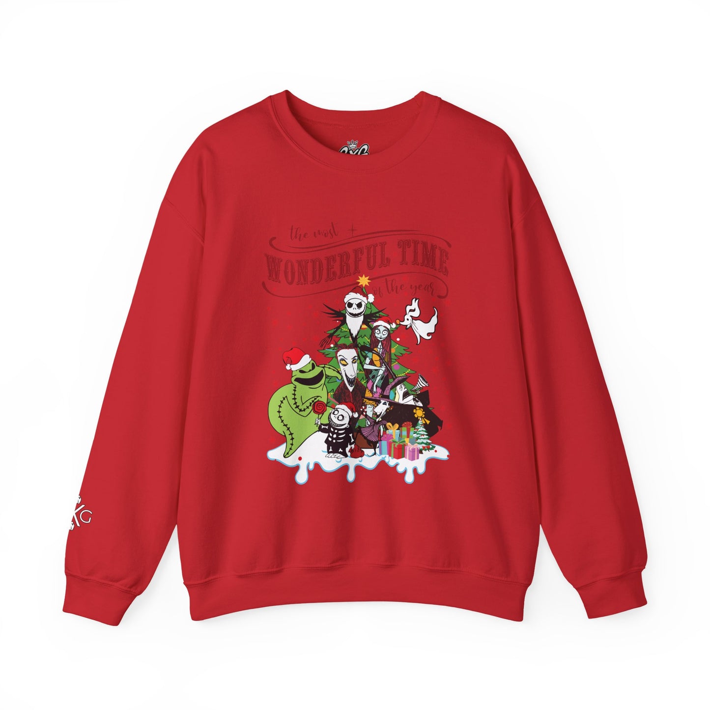 "It’s a Wonderful Time" Holiday Movie Mashup Unsex Crewneck Graphic Sweatshirt