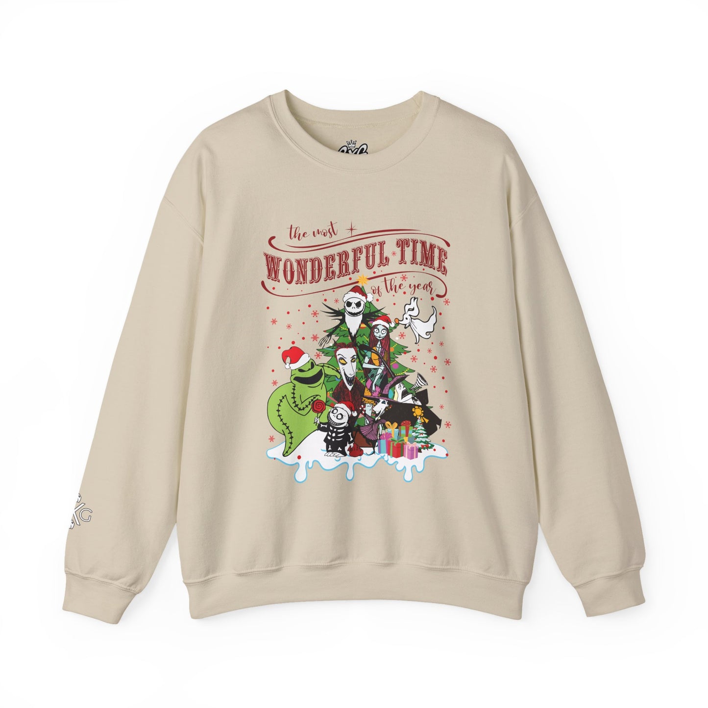 "It’s a Wonderful Time" Holiday Movie Mashup Unsex Crewneck Graphic Sweatshirt