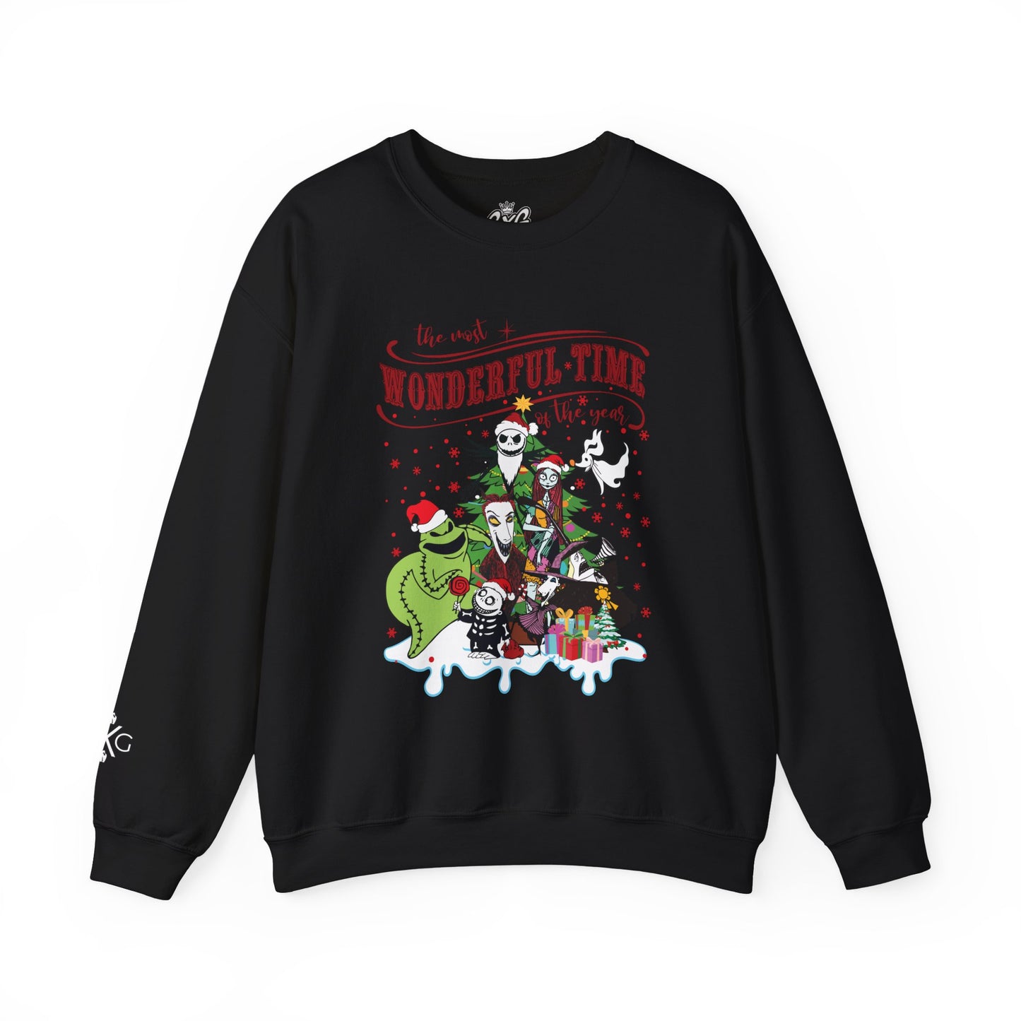 "It’s a Wonderful Time" Holiday Movie Mashup Unsex Crewneck Graphic Sweatshirt