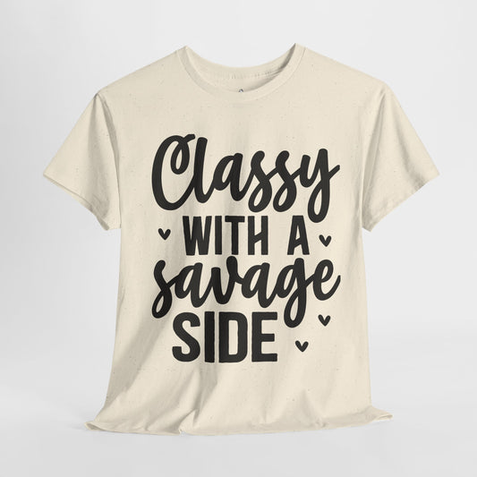 Classy Savage Unisex Tee - Funny Graphic Shirt