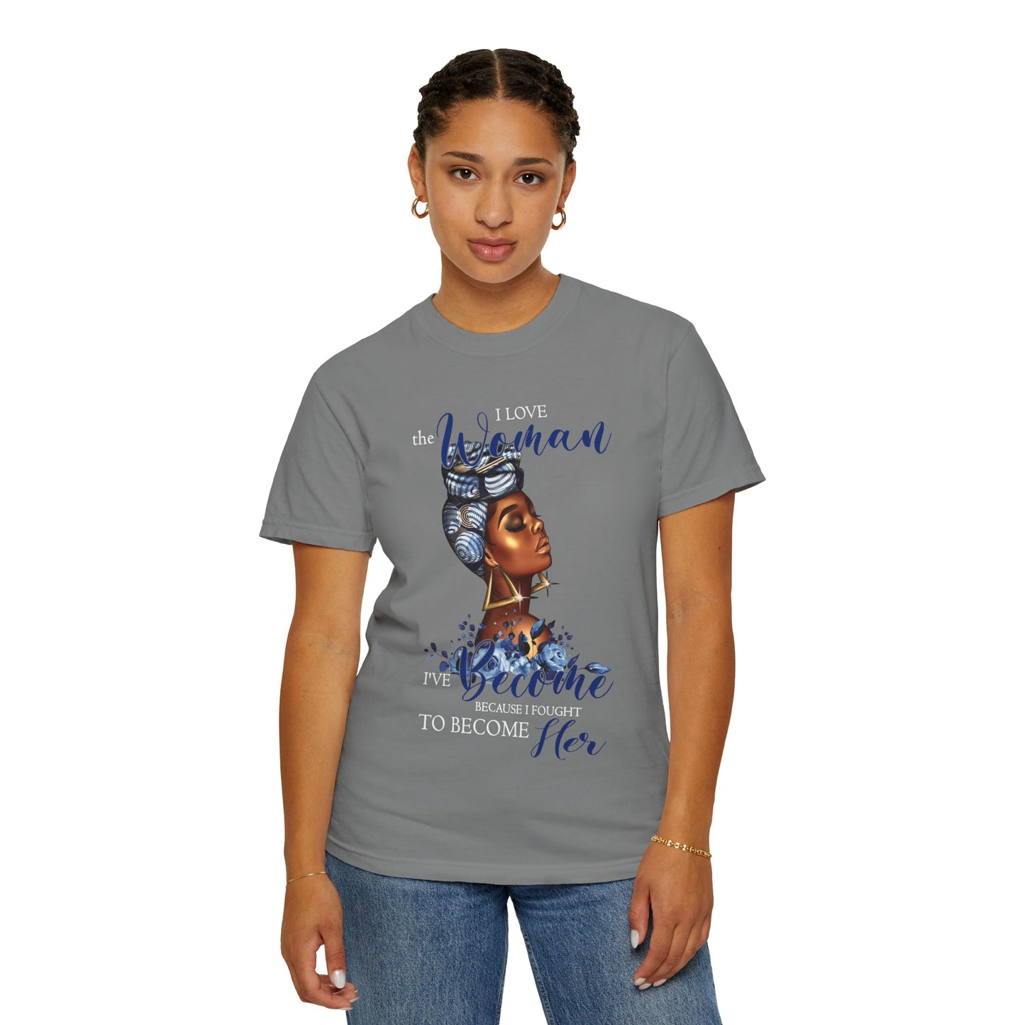 Empowered Woman Graphic T-Shirt - Celebrate Strength and Beauty