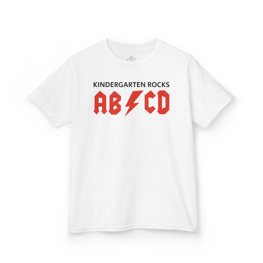 Rocking Kindergarten Kids Tee - Fun T-shirt, Preschoolers, Kindergarten Students, School Events