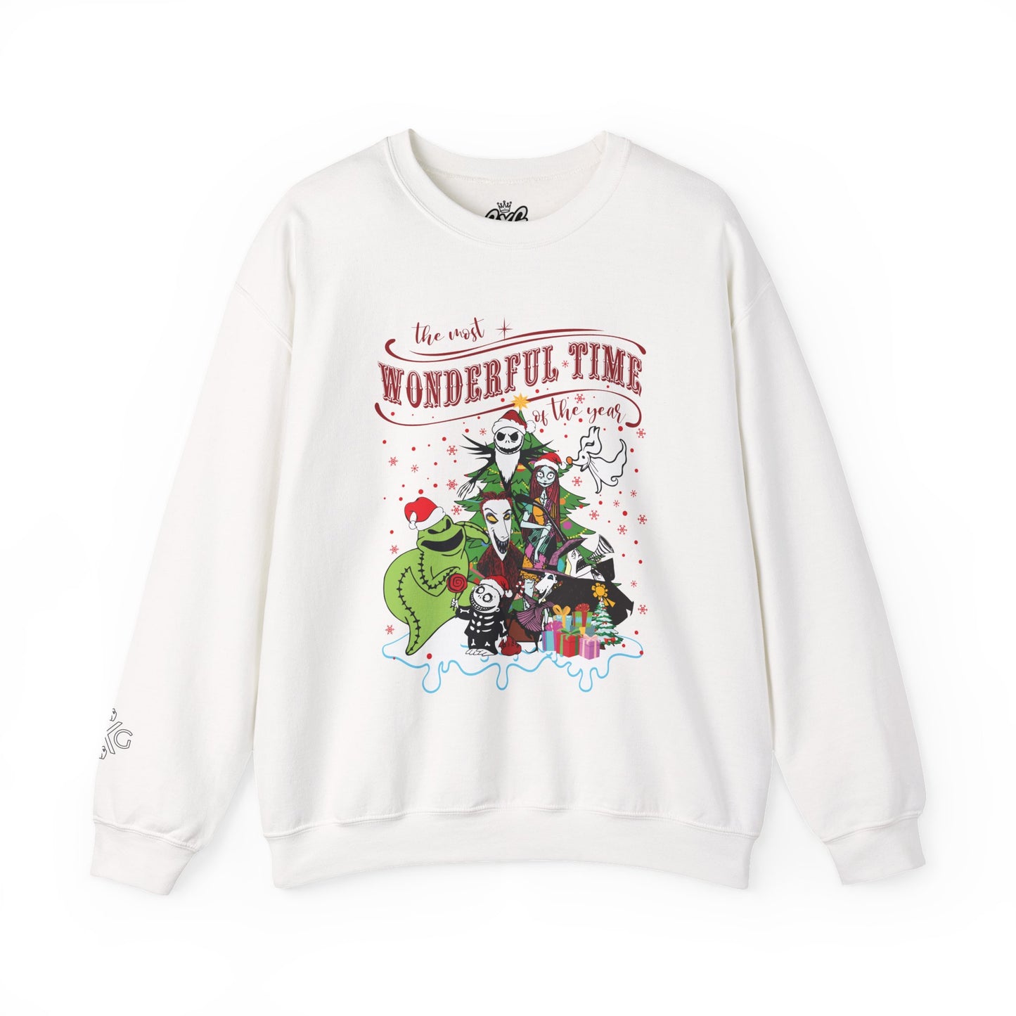 "It’s a Wonderful Time" Holiday Movie Mashup Unsex Crewneck Graphic Sweatshirt