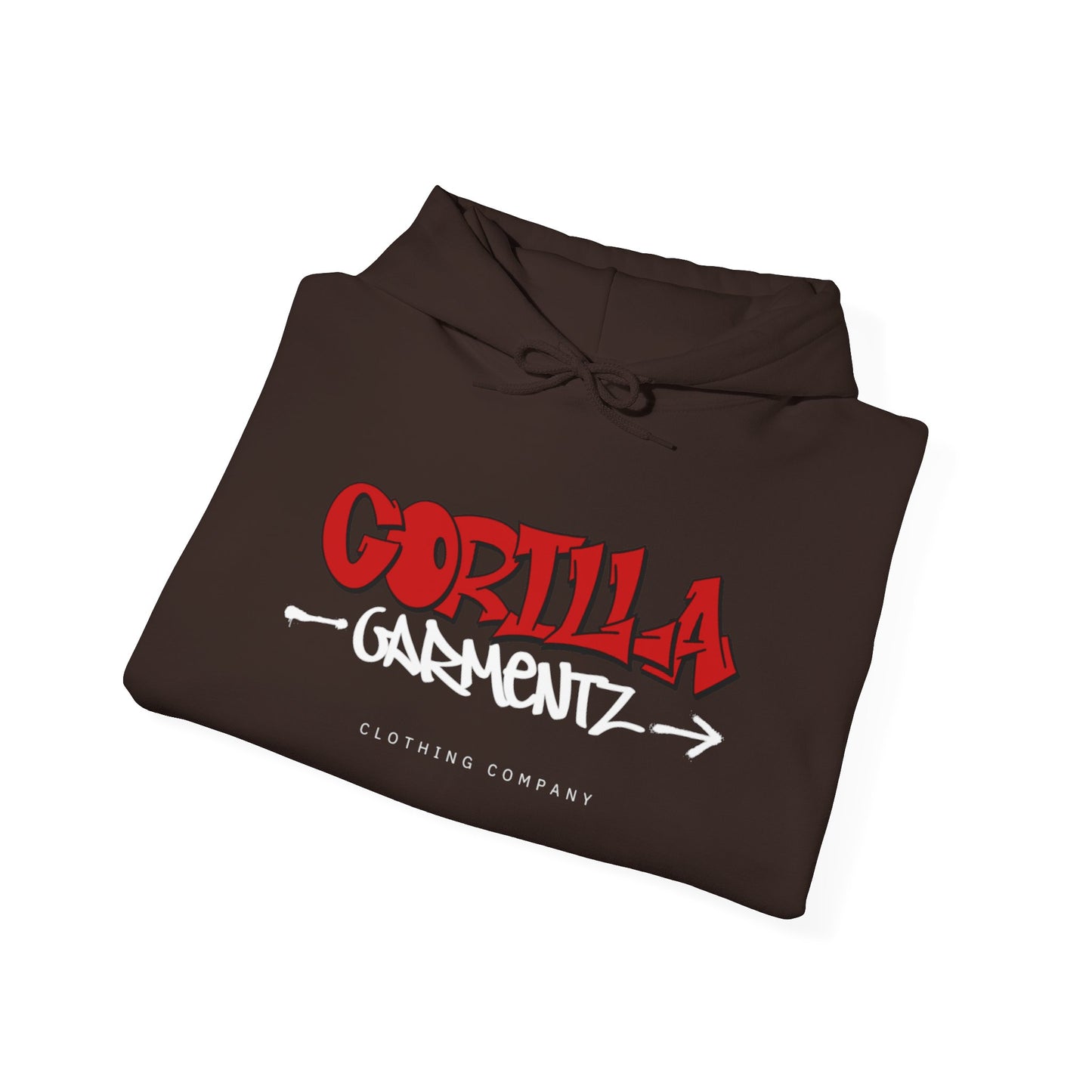Gorilla Garmentz Graffiti Logo Unisex Hoodie — Streetwear Logo Pullover