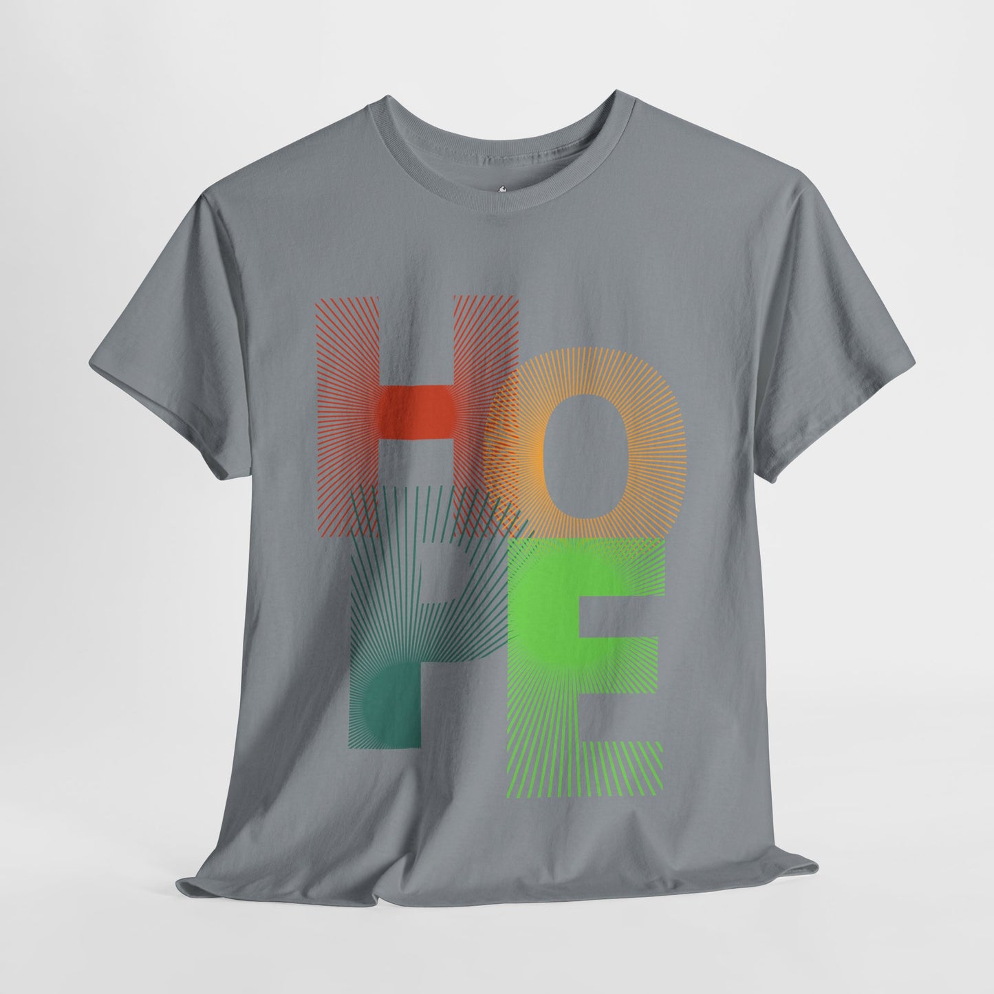 Hope Unisex Heavy Cotton Tee - Inspirational Graphic T-Shirt